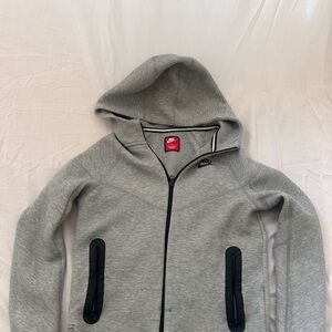 Nike Kids Gray Jacket with Black Details